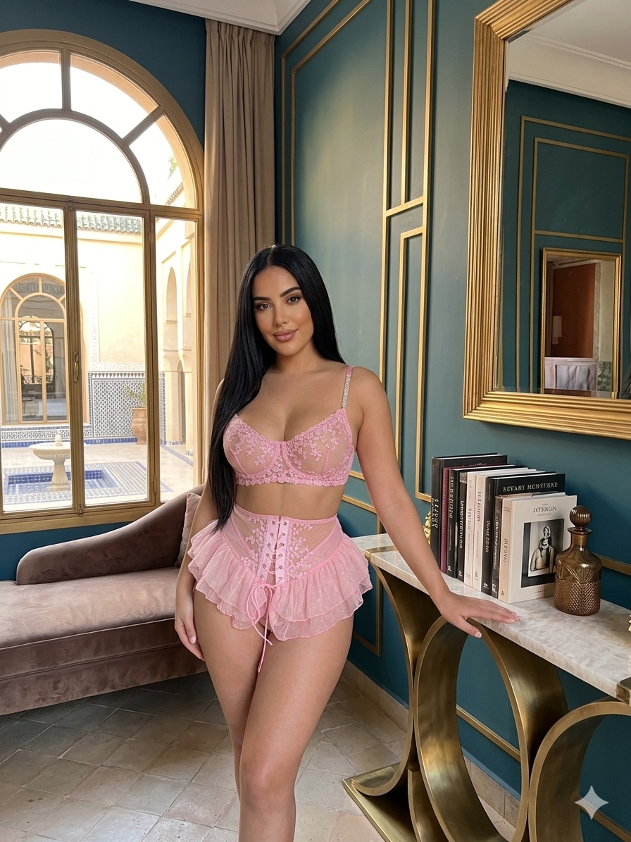 Ensemble Lingerie "Cœur de Rose" – Romantisme & Coquetterie